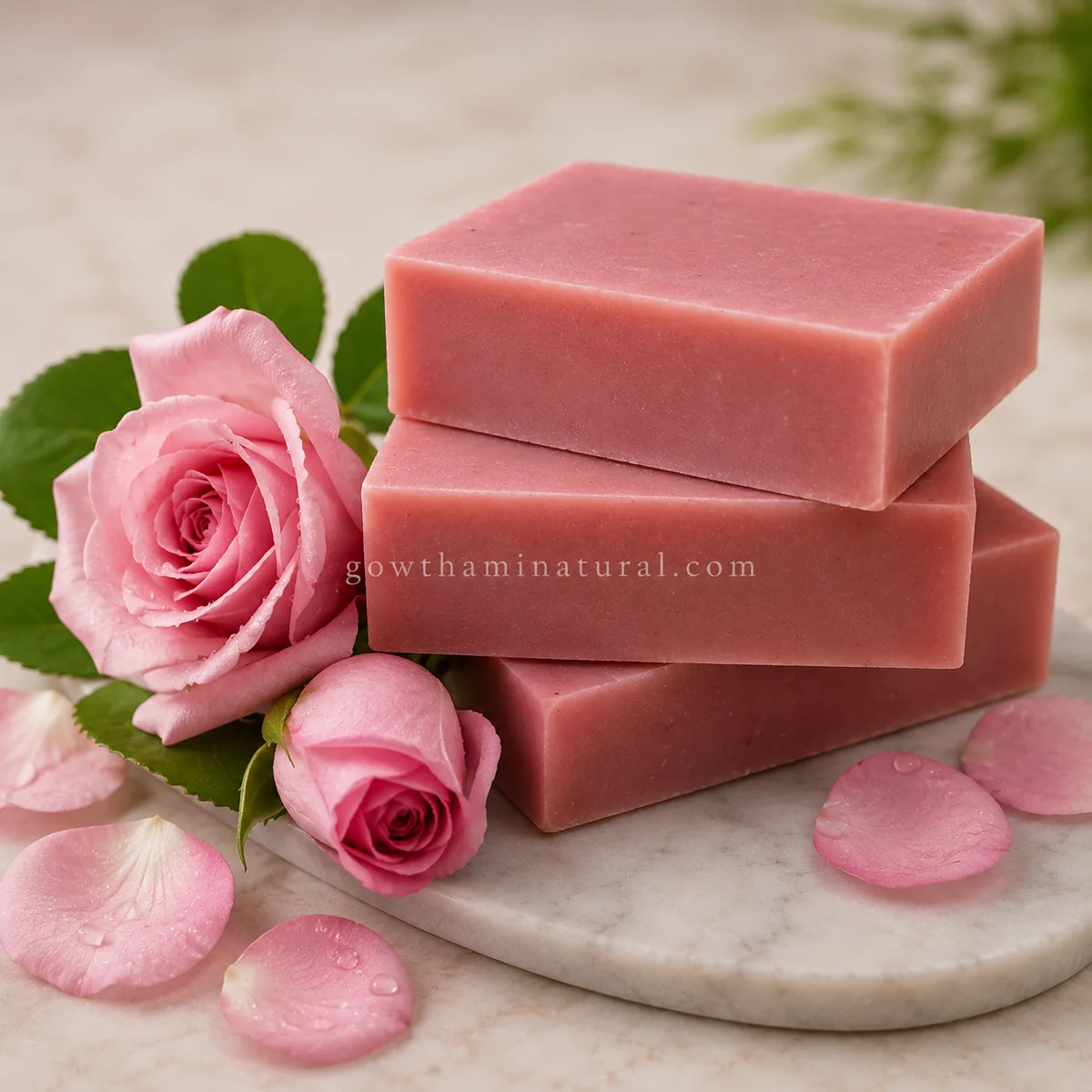 Panner Rose Soap by Gowthami Natural